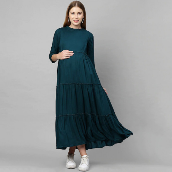 http://13.201.150.207/products/teal-green-maternity-maxi-nursing-dress
