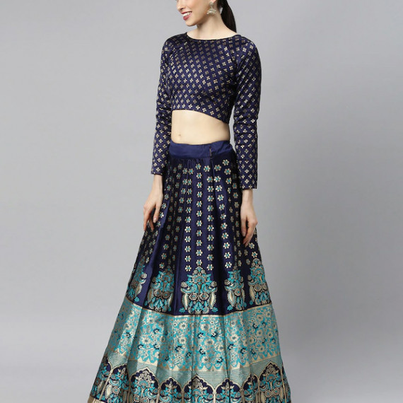 http://13.201.150.207/products/blue-green-woven-design-lehenga-choli